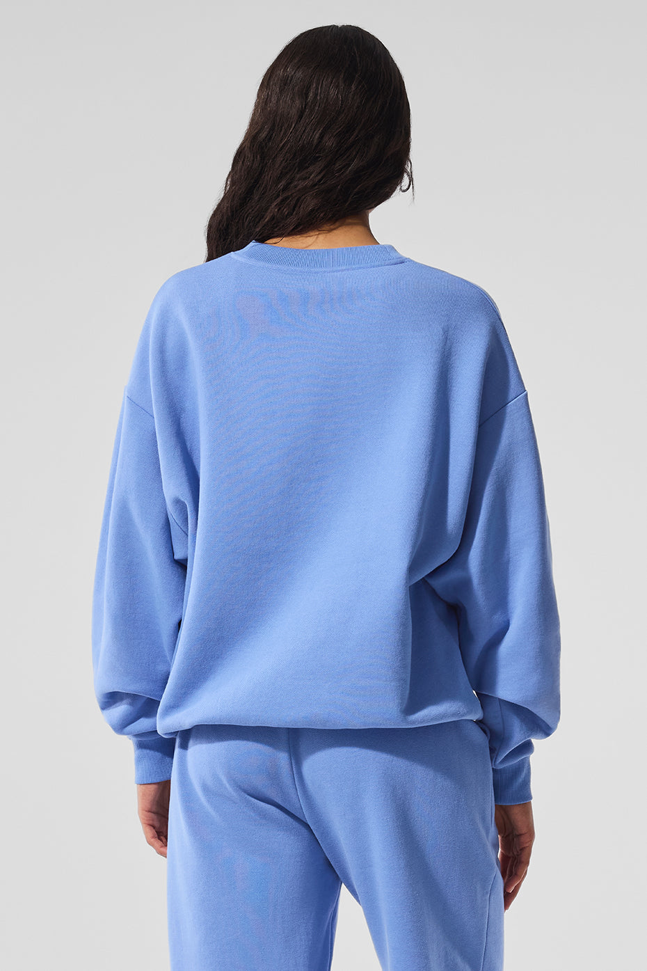 Accolade Crew Neck Crew Sweatshirt — Crystal Clear Blue