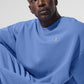 Accolade Crew Neck Crew Sweatshirt — Crystal Clear Blue