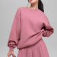 Accolade Crew Neck Crew Sweatshirt — Pink Wild Rose