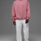 Accolade Crew Neck Crew Sweatshirt — Pink Wild Rose