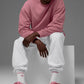 Accolade Crew Neck Crew Sweatshirt — Pink Wild Rose