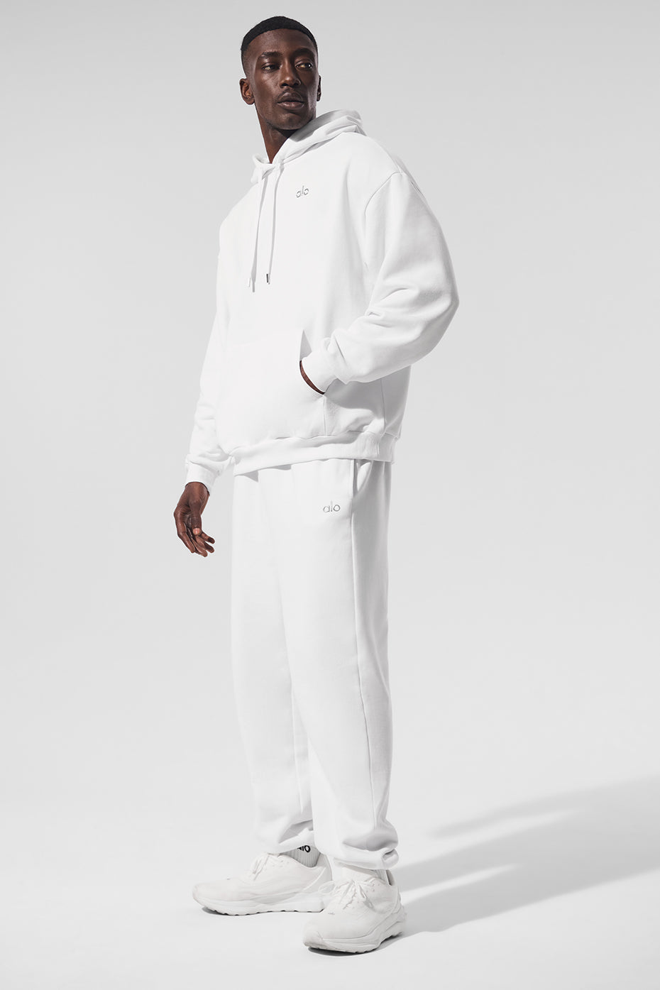 Accolade Hooded Sweatshirt — White
