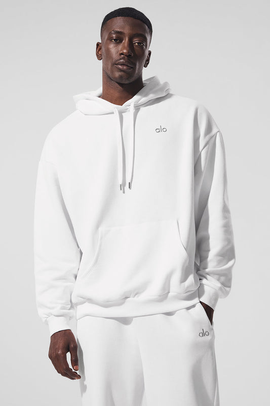 Accolade Hooded Sweatshirt — White
