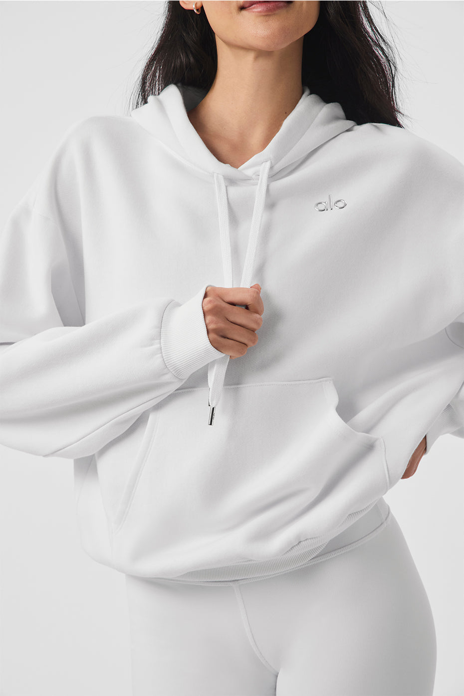 Accolade Hooded Sweatshirt — White