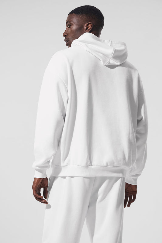 Accolade Hooded Sweatshirt — White