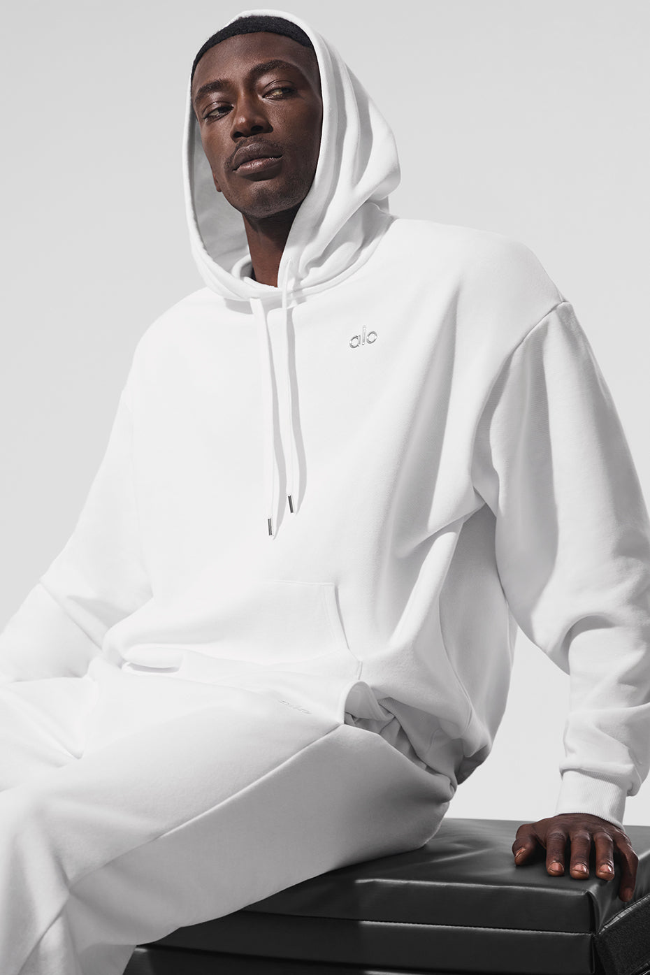 Accolade Hooded Sweatshirt — White
