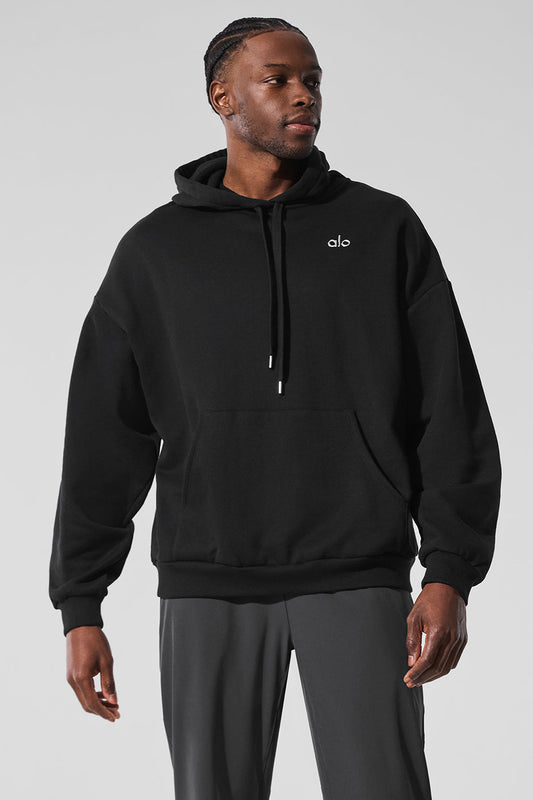 Accolade Hooded Sweatshirt — Black