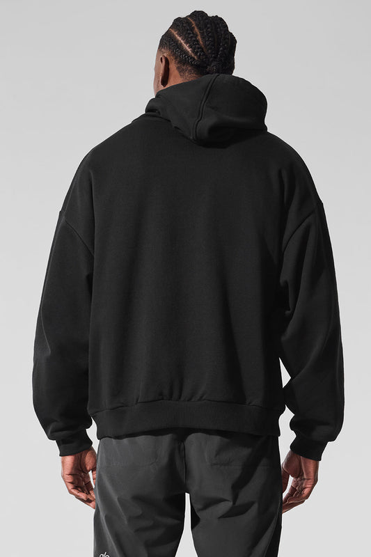 Accolade Hooded Sweatshirt — Black