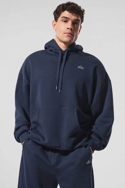 Accolade Hooded Sweatshirt — Navy