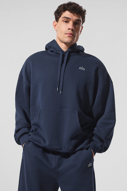 Accolade Hooded Sweatshirt — Navy