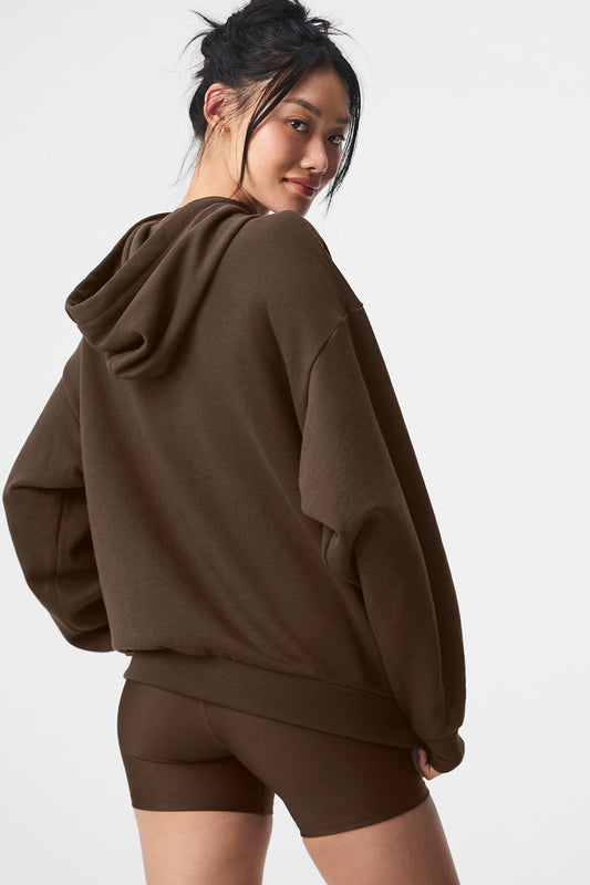 Accolade Hooded Sweatshirt — Espresso