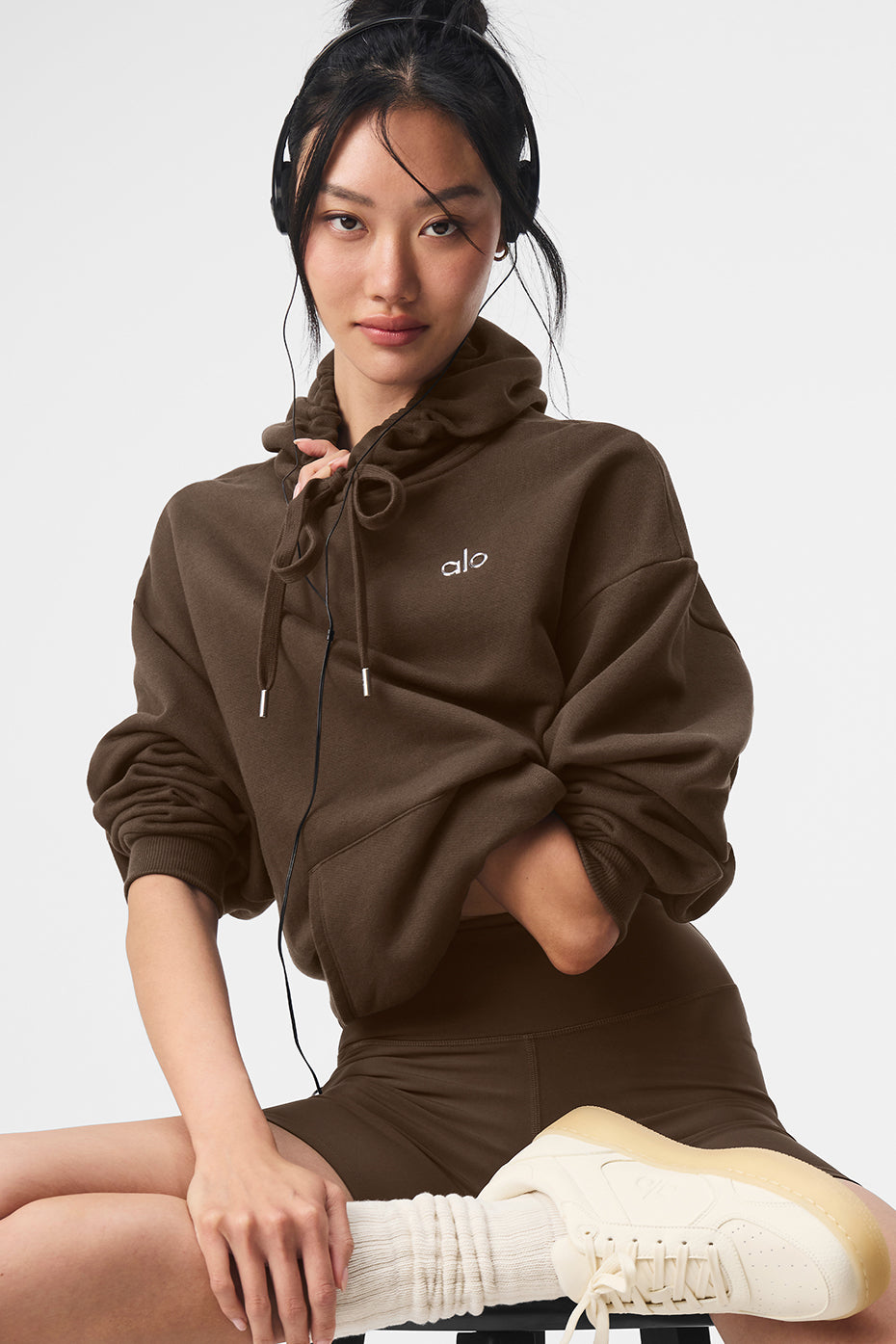 Accolade Hooded Sweatshirt — Espresso
