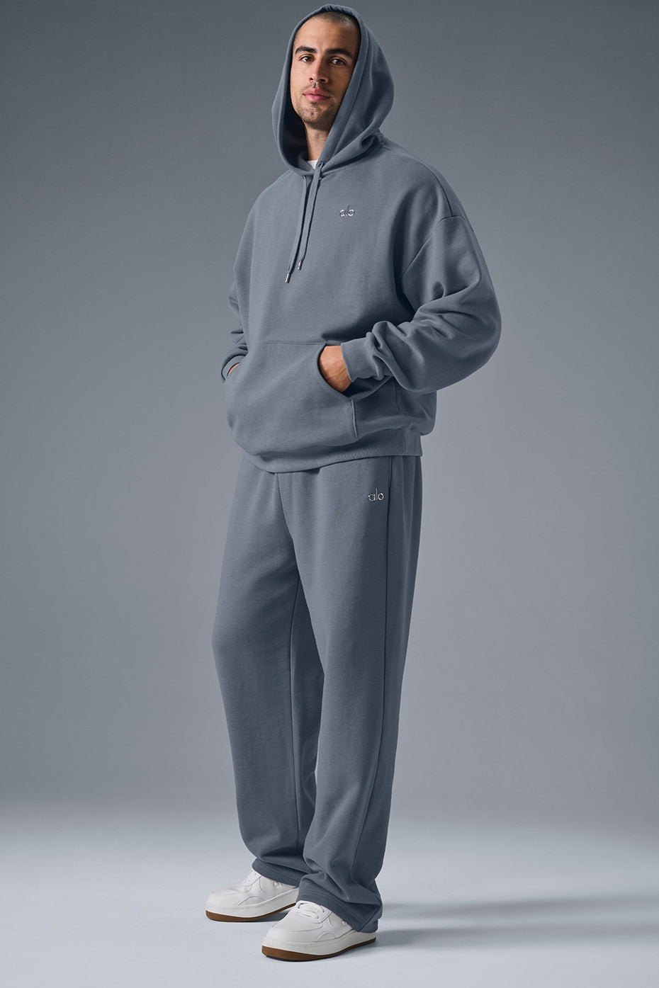 Accolade Hooded Sweatshirt — Steel Grey