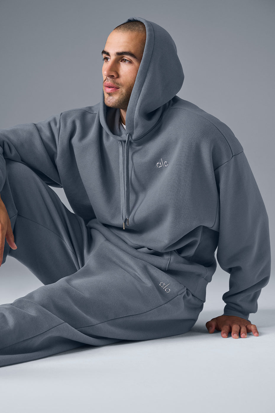 Accolade Hooded Sweatshirt — Steel Grey