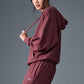 Accolade Hooded Sweatshirt — Burgundy Truffle