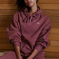 Accolade Hooded Sweatshirt — Burgundy Truffle
