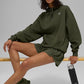 Accolade Hooded Sweatshirt — Green Olive