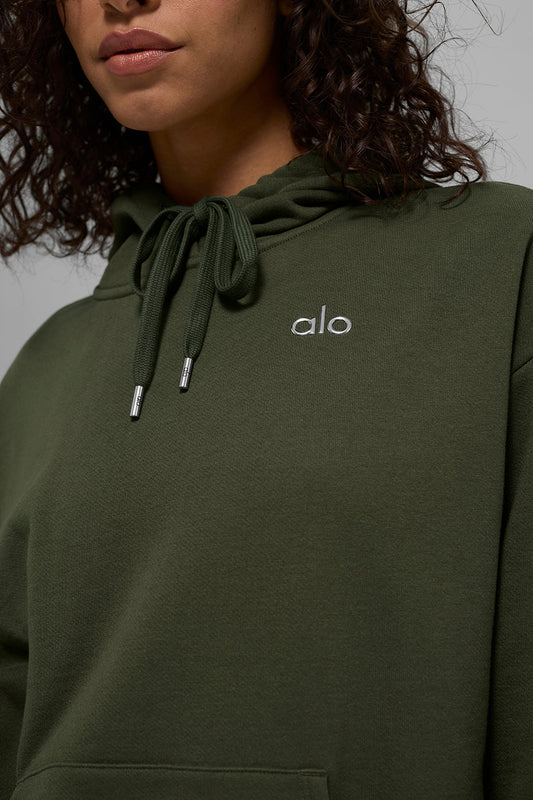 Accolade Hooded Sweatshirt — Green Olive