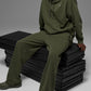 Accolade Hooded Sweatshirt — Green Olive