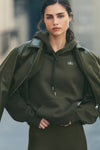 Accolade Hooded Sweatshirt — Green Olive