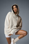 Make Waves Hooded Sweatshirt — Ivory/Bone/Gravel
