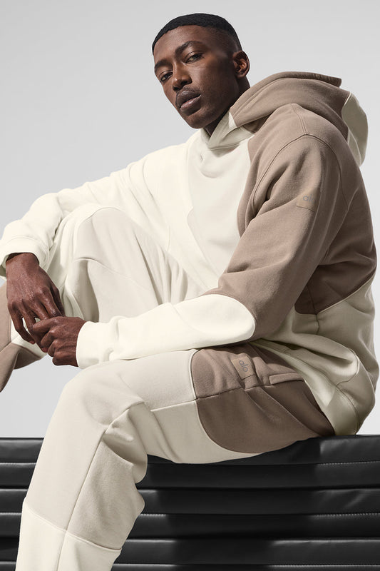 Make Waves Hooded Sweatshirt — Ivory/Bone/Gravel