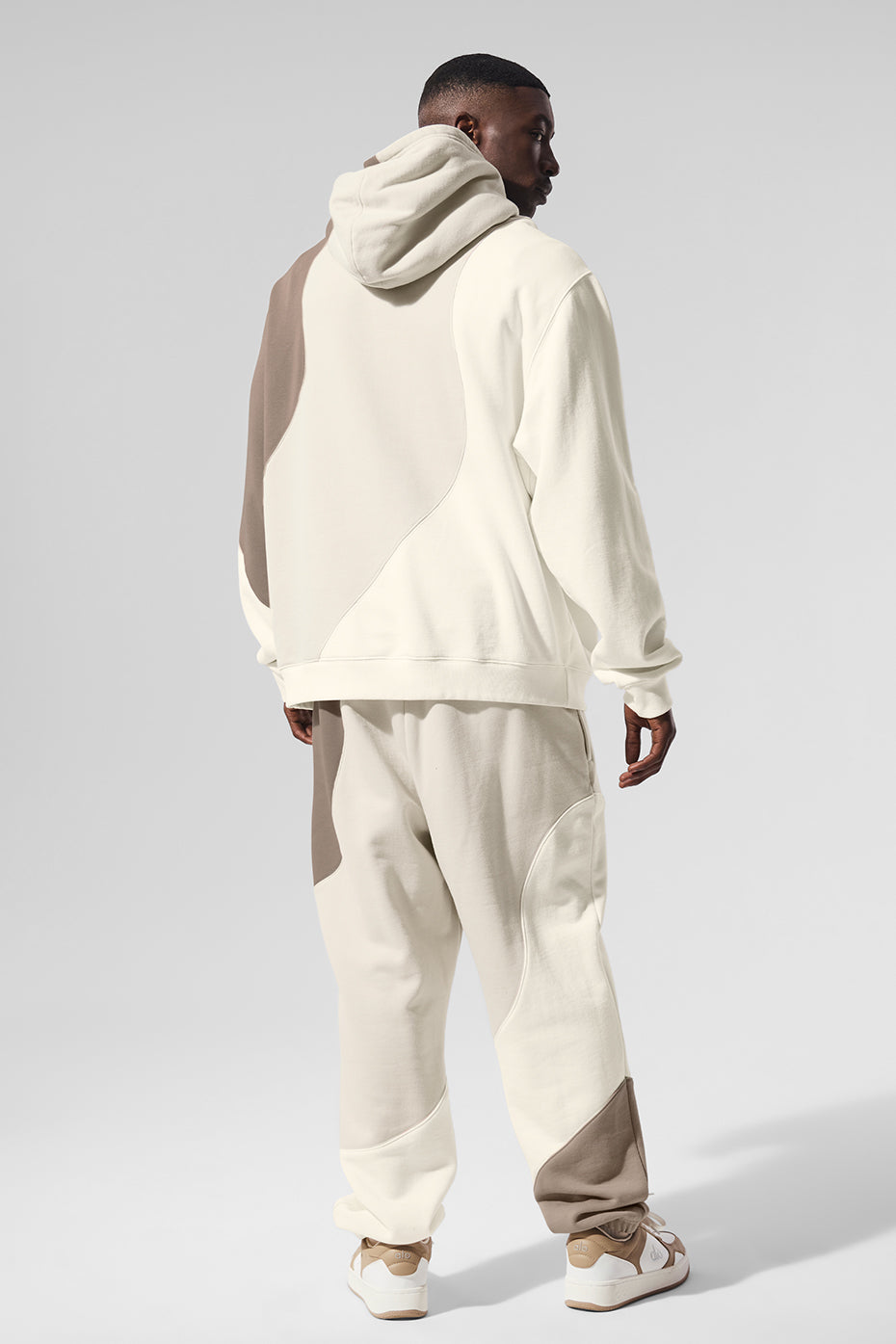 Make Waves Hooded Sweatshirt — Ivory/Bone/Gravel