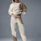 Make Waves Hooded Sweatshirt — Ivory/Bone/Gravel