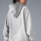 Make Waves Hooded Sweatshirt — Athletic Heather Grey Tonal