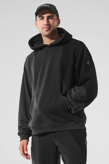 Make Waves Hooded Sweatshirt — Vintage Black Tonal