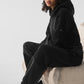 Make Waves Hooded Sweatshirt — Vintage Black Tonal