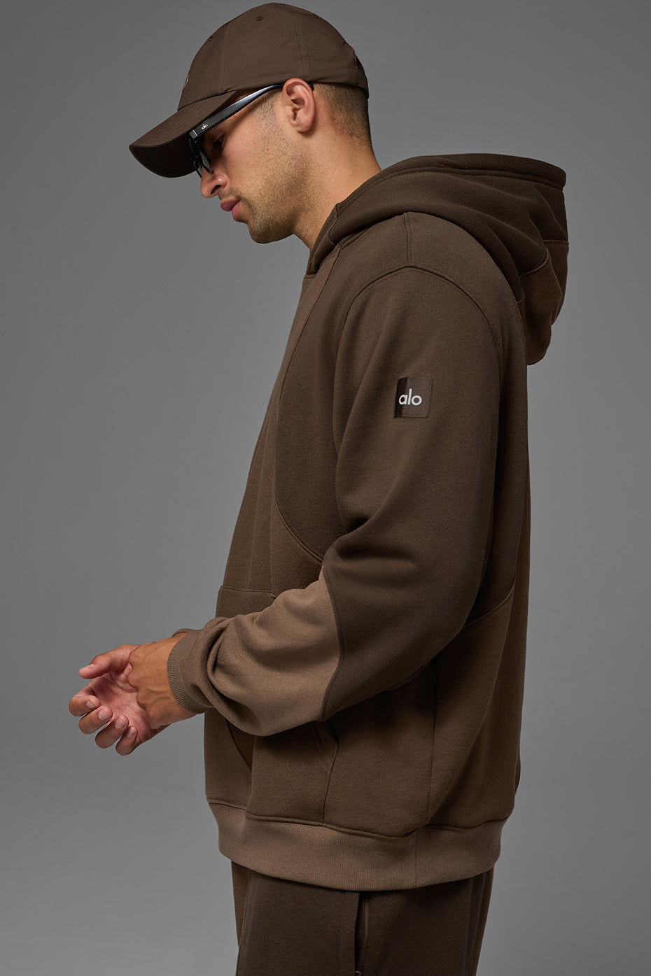 Make Waves Hooded Sweatshirt — Espresso Tonal