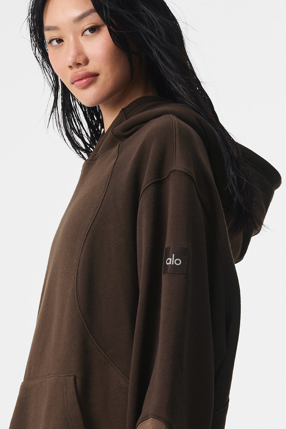 Make Waves Hooded Sweatshirt — Espresso Tonal