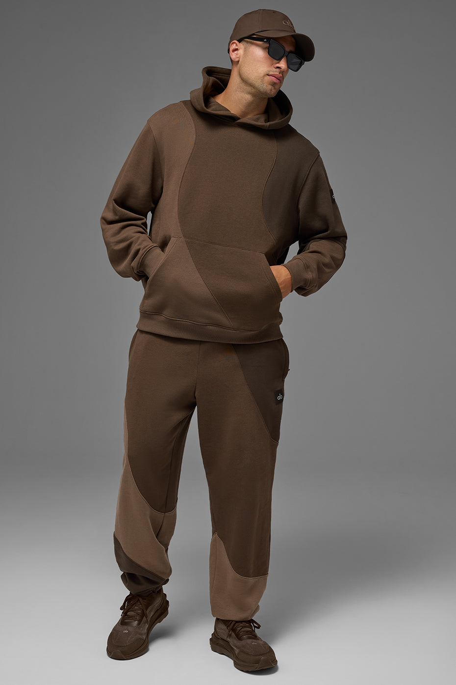 Make Waves Hooded Sweatshirt — Espresso Tonal