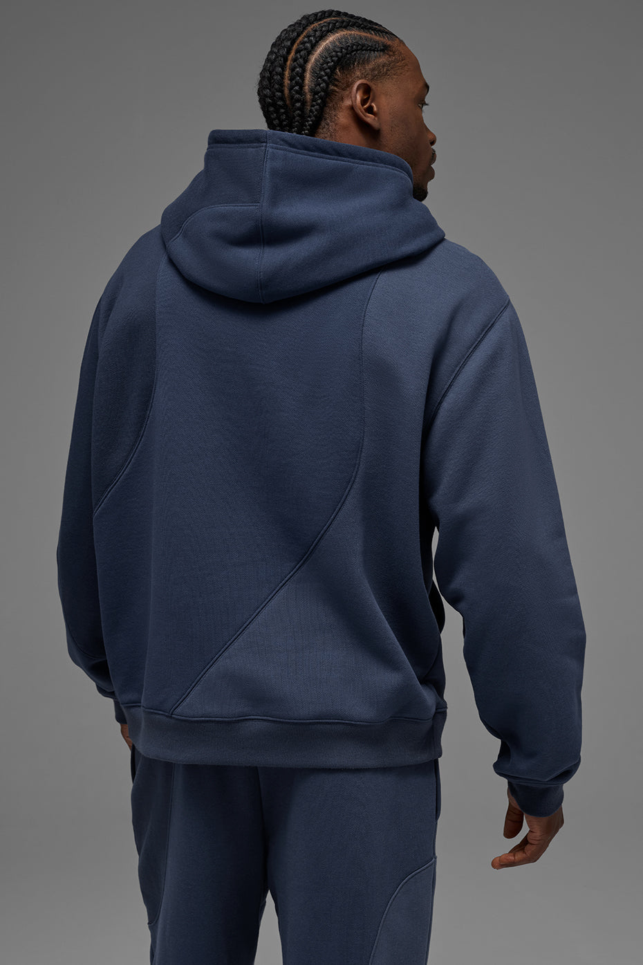 Make Waves Hooded Sweatshirt — Navy Tonal
