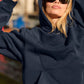 Make Waves Hooded Sweatshirt — Navy Tonal