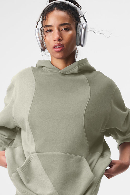Make Waves Hooded Sweatshirt — Limestone Tonal