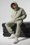 Make Waves Hooded Sweatshirt — Limestone Tonal