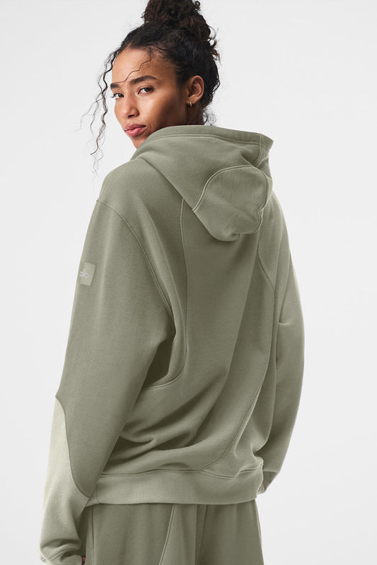 Make Waves Hooded Sweatshirt — Limestone Tonal