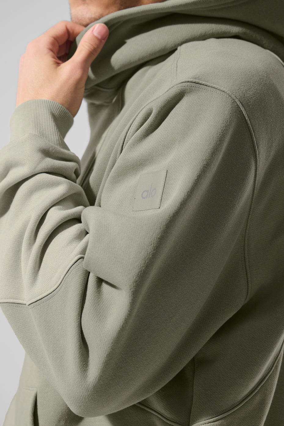Make Waves Hooded Sweatshirt — Limestone Tonal