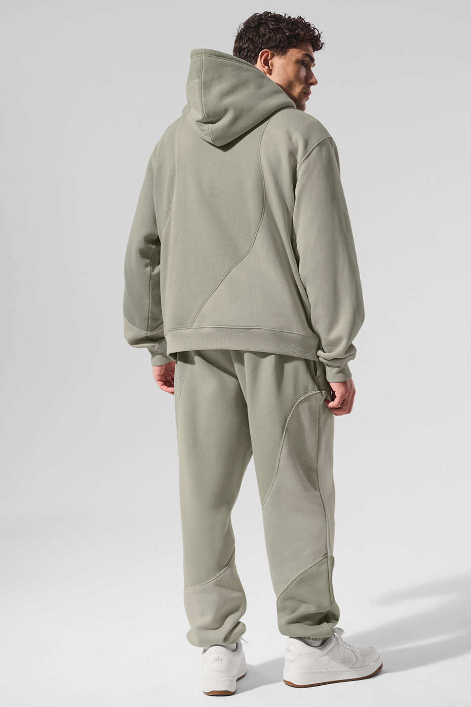 Make Waves Hooded Sweatshirt — Limestone Tonal