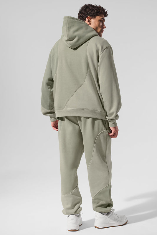 Make Waves Hooded Sweatshirt — Limestone Tonal