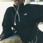 Accolade 1/4 Zip Crew Sweatshirt — Black