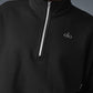 Accolade 1/4 Zip Crew Sweatshirt — Black