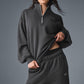 Accolade 1/4 Zip Crew Sweatshirt — Anthracite