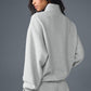 Accolade 1/4 Zip Crew Sweatshirt — Athletic Heather Grey