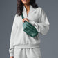 Accolade 1/4 Zip Crew Sweatshirt — Athletic Heather Grey