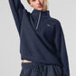 Accolade 1/4 Zip Crew Sweatshirt — Navy