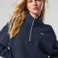 Accolade 1/4 Zip Crew Sweatshirt — Navy