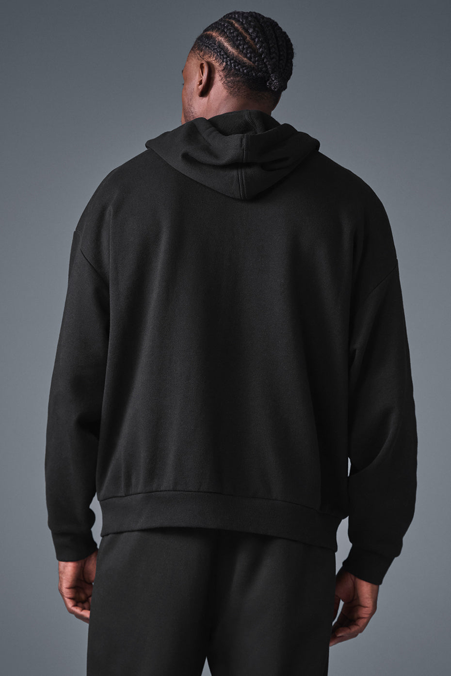 Accolade Full Zip Hooded Sweatshirt — Black
